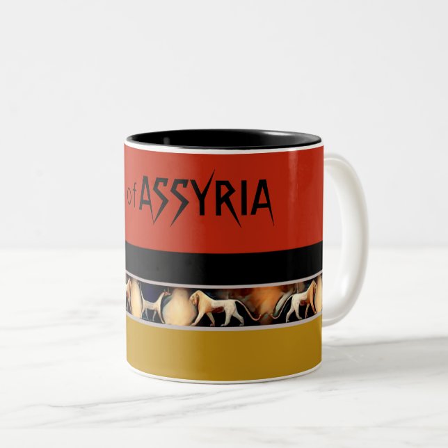 Lejona Assyria Mugg (Framsida höger)