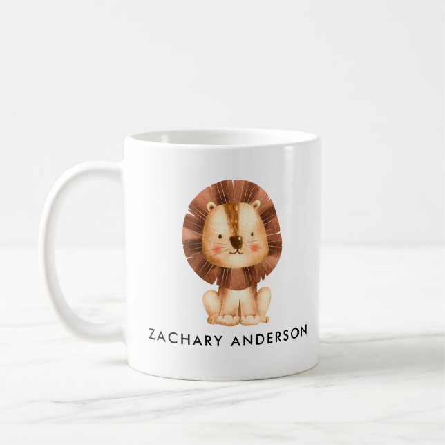Lejona  barn i Baby Kaffemugg (Vänster)