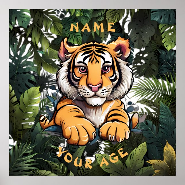 Lejona barn i Cute Baby Poster (Framsidan)