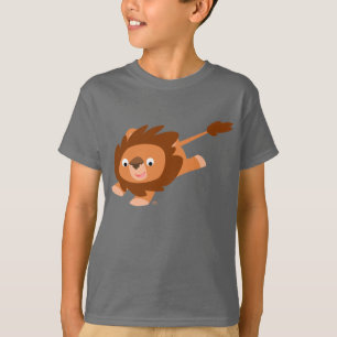 Lejona barn, T-shirt, Cute Living Tecknad Tröja