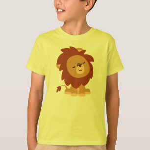Lejona barn T-Shirt, kur och fredlig Tecknad Tee
