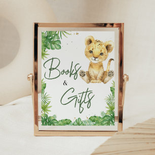 Lejona Bokar och gåvor till babyskor Poster
