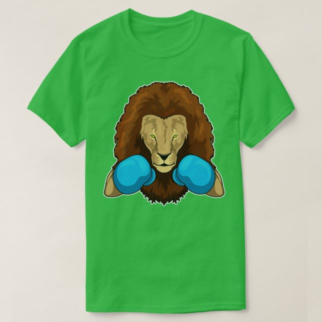 Lejona Boxer Boxing handskar 2 T Shirt (Design framsida)