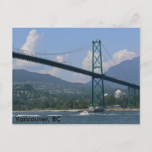 Lejona bron i Grind, Vancouver, BC Vykort