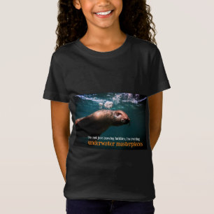 Lejona bubblor under vatten t shirt