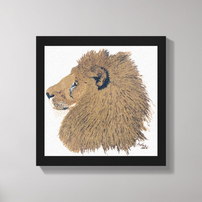 lejona canvastryck (Framsida)