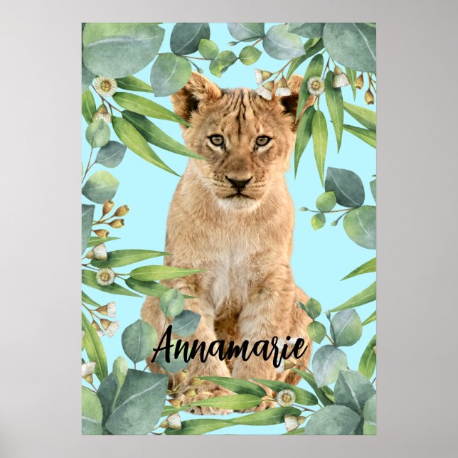 Lejona djungeln i unge poster (Framsidan)
