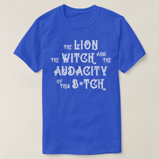 Lejona för detta och dess riktighet t shirt (Design framsida)