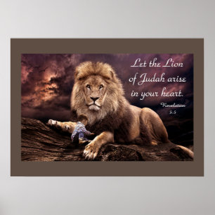 Lejona för Judah-avslöjande 5:5 Poster