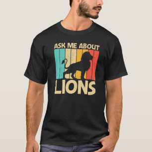 Lejona För manar kvinnor Lejona Jungle Safari Anim T Shirt
