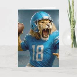 Lejona fotbollsspelaren Quarterback #18 Kort