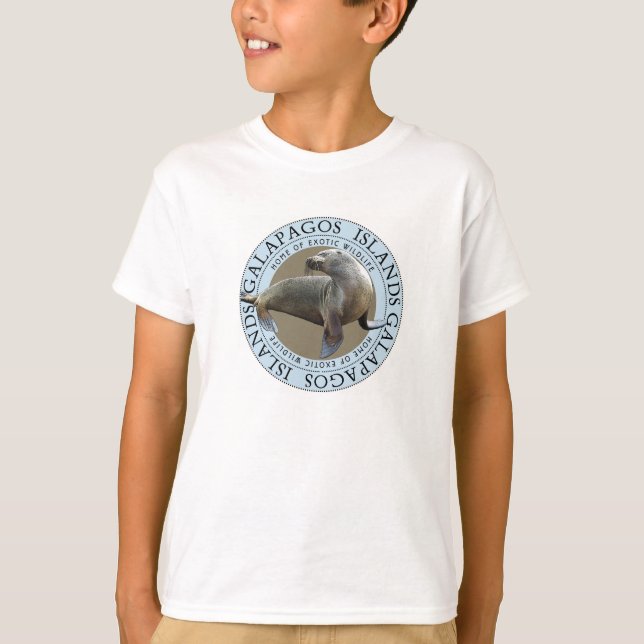 Lejona Galapagosöarna T Shirt (Framsida)