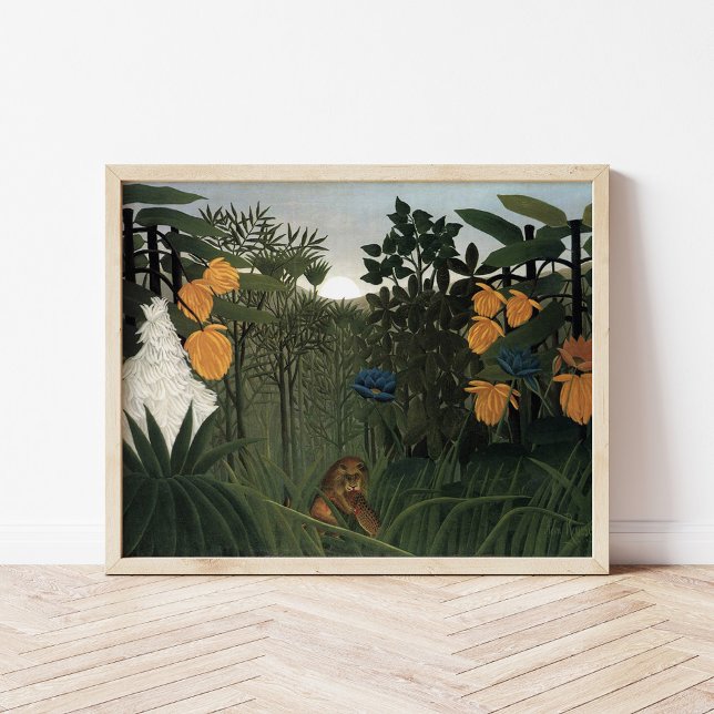Lejona | Henri Rousseau Poster (Skapare uppladdad)