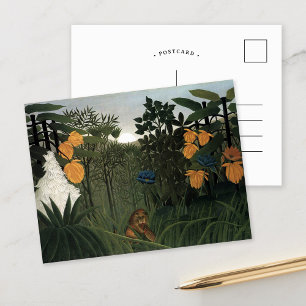 Lejona Henri Rousseau Vykort