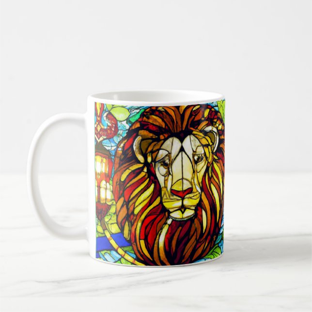 lejona i nedfläckadens glasutseende. Ljusstark rol Kaffemugg (Vänster)