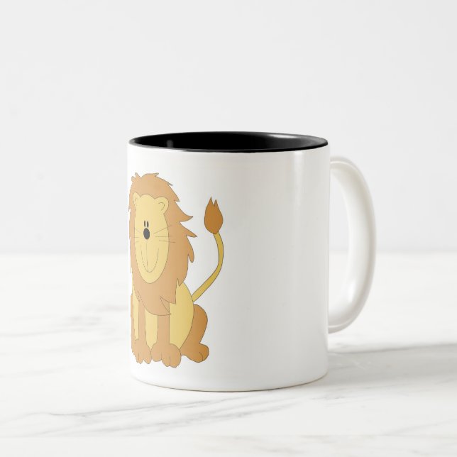 Lejona kaffe Mugg (Framsida höger)