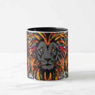 Lejona kaffe Mugg Lejona Orangar