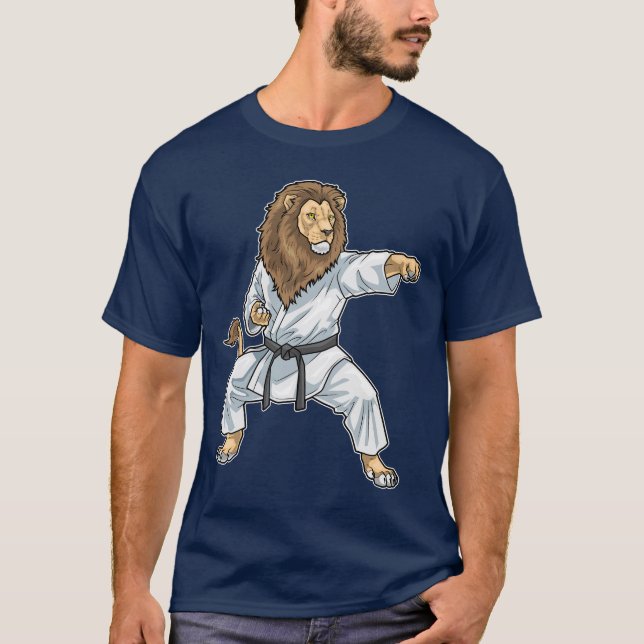 Lejona Karate Martial Arts T Shirt (Framsida)