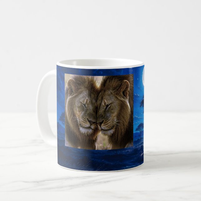 Lejona Kärlek-natten Kaffemugg (Framsida vänster)