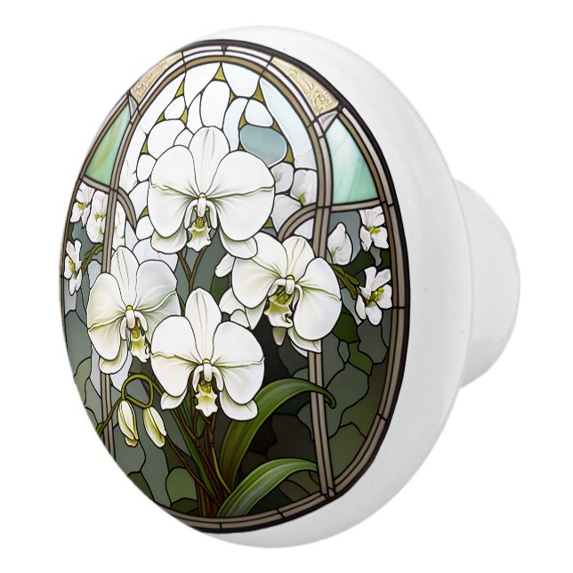 lejona keramiska blommor av faux nedfläckad knopp (Höger)