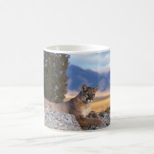 Lejona keramiska kaffe Mugg-bergsberget Kaffemugg