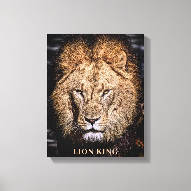 LEJONA KUNG ART CANVASTRYCK (Framsida)