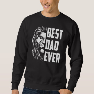 Lejona Kung Bästa Pappa någonsin pappa Lycklig Far Lång Ärmad Tröja