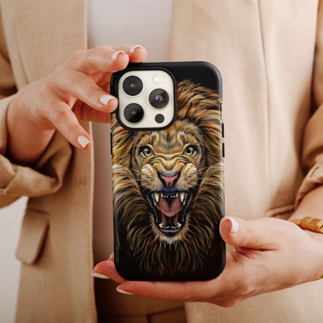 Lejona Kung-djurets vildlevande iphone case Mate (Skapare uppladdad)