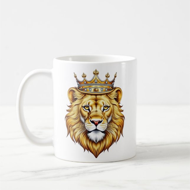 Lejona Kung-Gultens lyxenhet Kaffemugg (Vänster)
