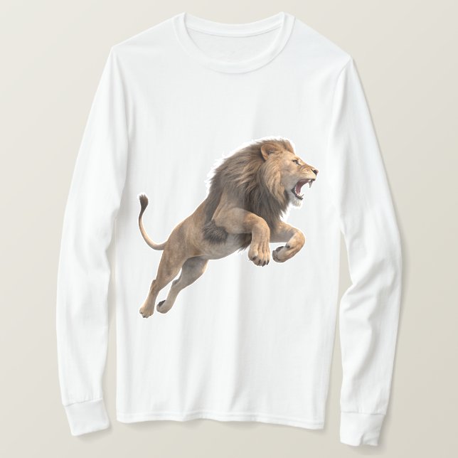 Lejona Kung i Jungle T-Shirt - (Design framsida)