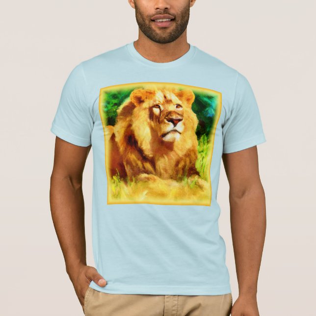 Lejona Kung i skogen. Köp nu T Shirt (Framsida)