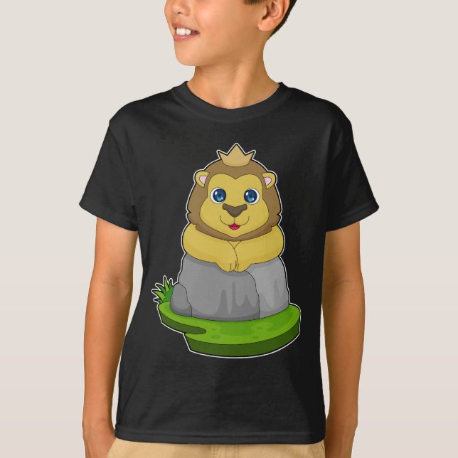 Lejona Kung Krona T Shirt (Framsida)