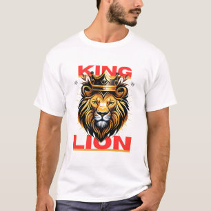 Lejona kung - Majestisk kraft och Pride T Shirt