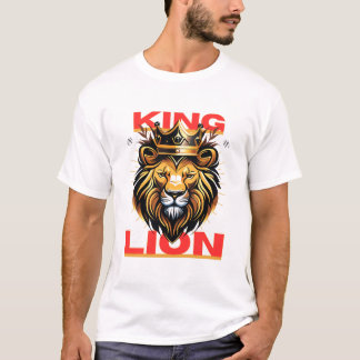 Lejona kung - Majestisk kraft och Pride T Shirt