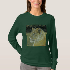 Lejona kung- och drottninglångärmadkvinna T-tröja Tee Shirt
