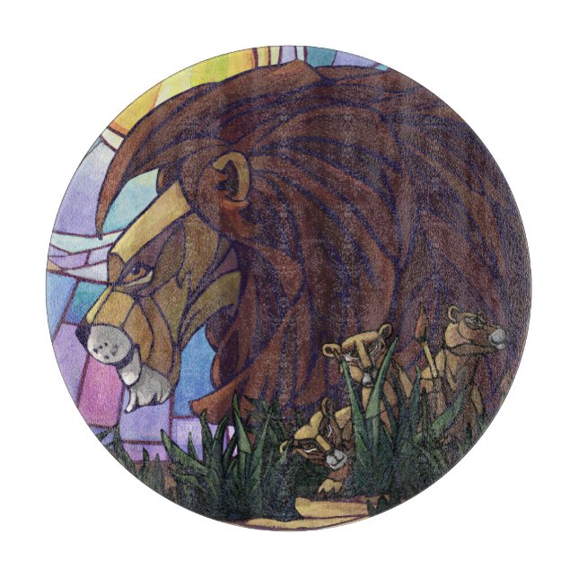 Lejona kung och Unge (Framsidan)