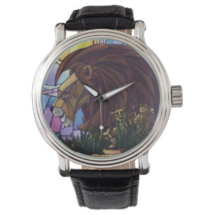 Lejona kung och Unge Armbandsur