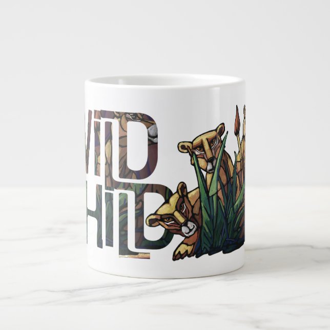Lejona kung och Unge Jumbo Mugg (Framsidan)