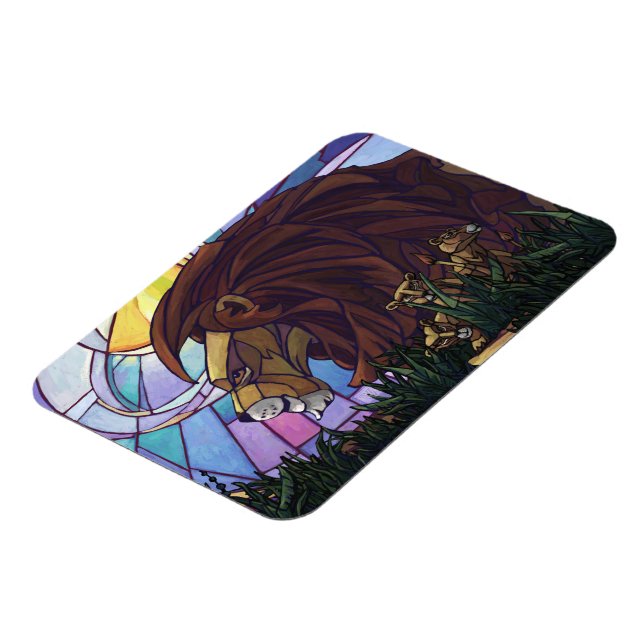 Lejona kung och Unge Magnet (Vänstra Sidan)