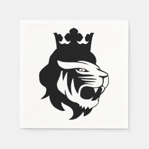Lejona kung pappersservett