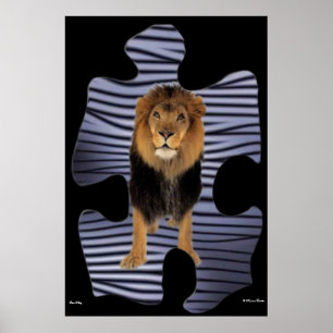 Lejona Kung Poster