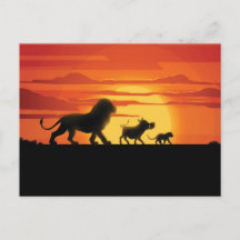 Lejona Kung | Simba, Pumbaa och Timon Silhouette