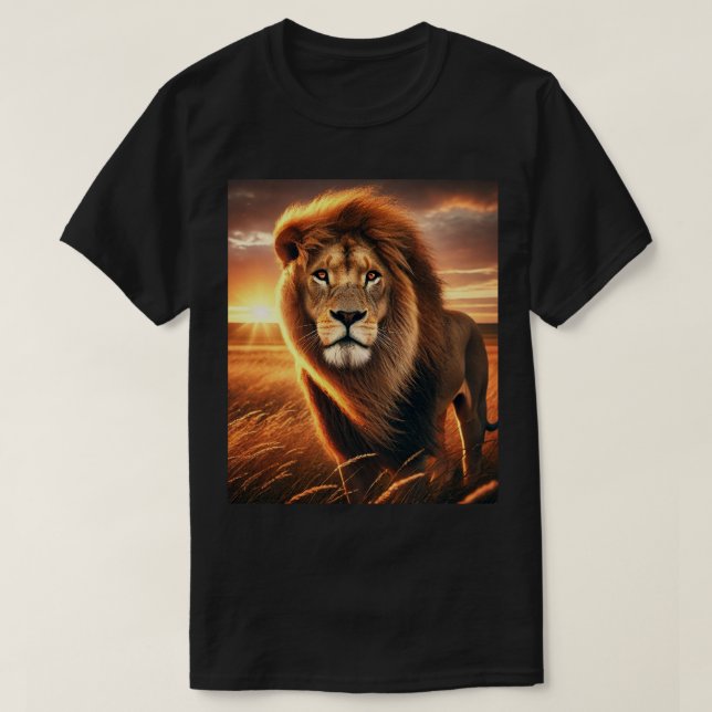 lejona kung t shirt (Design framsida)