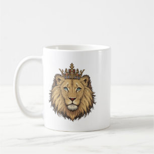 Lejona Kung Vibes med Krona Kaffemugg