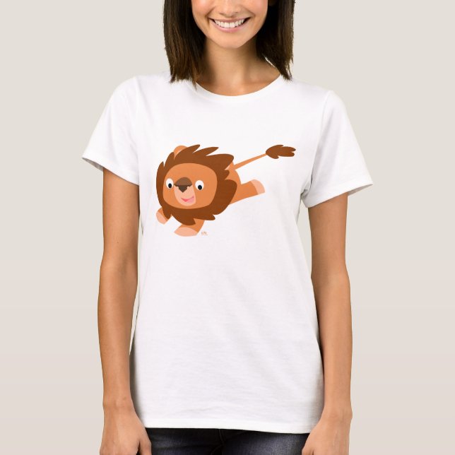 Lejona kvinnor, T-shirt,  Tecknad Tee (Framsida)
