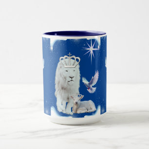 Lejona lamm- och dovkaffe Mugg
