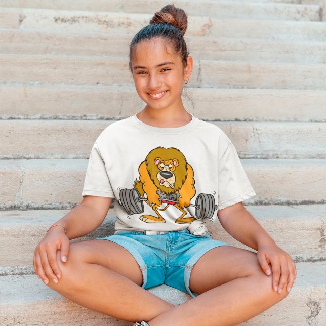 Lejona lampvikter flickor T-Shirt (Skapare uppladdad)