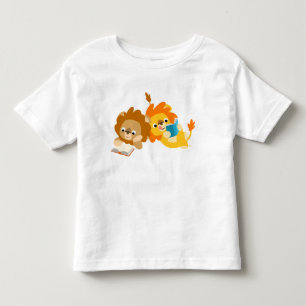 Lejona läsare för Tecknad T-shirt