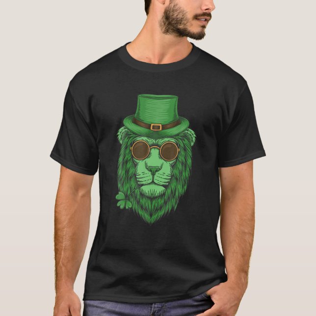 Lejona Leprechaun Hat Shamrock St patricks day Kid T Shirt (Framsida)