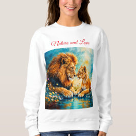 Lejona Lioness vild katt naturen kärlek T Shirt